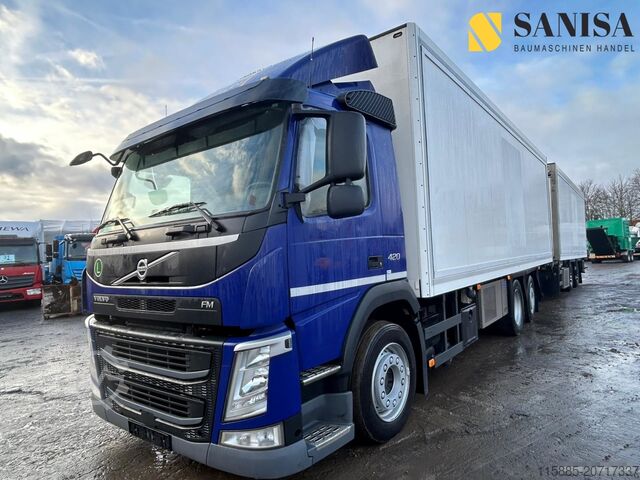 Refrigerated box truck Volvo FM 420 /Carrier Icland Twincoo/Zug/ACC/Euro 6