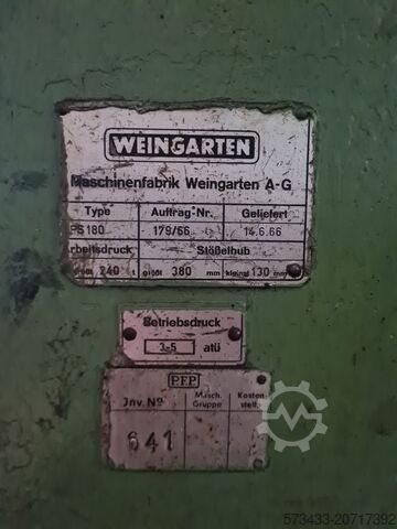 Eccentric press Weingarten PS180