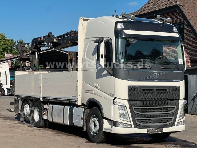 LKW mit Pritsche (offen) VOLVO FH 420 6x2 Pritsche+HIAB Ladekran Lenk-/Lift EU6