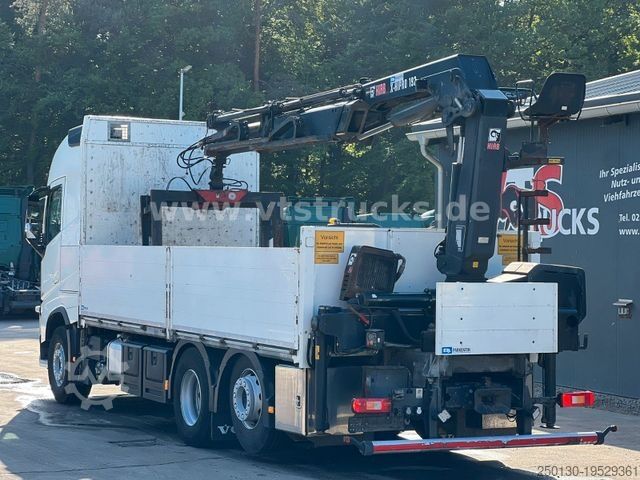 LKW mit Pritsche (offen) VOLVO FH 420 6x2 Pritsche+HIAB Ladekran Lenk-/Lift EU6
