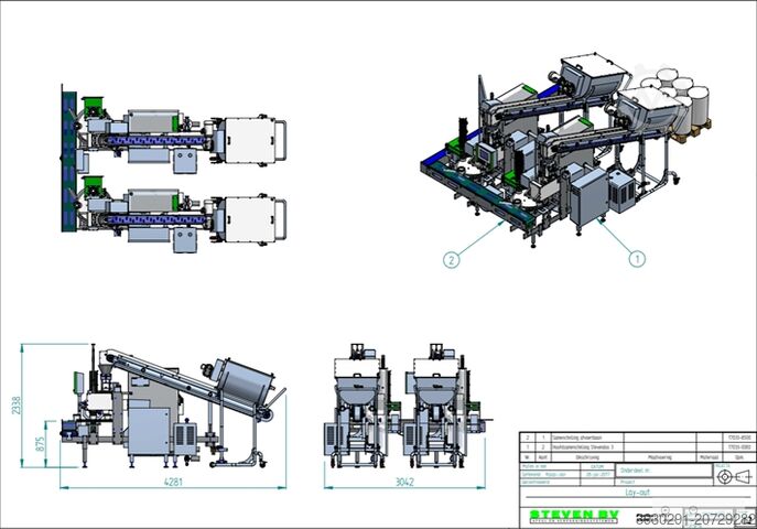 Abpackmaschine STEVEN BV Stevendos 02-1