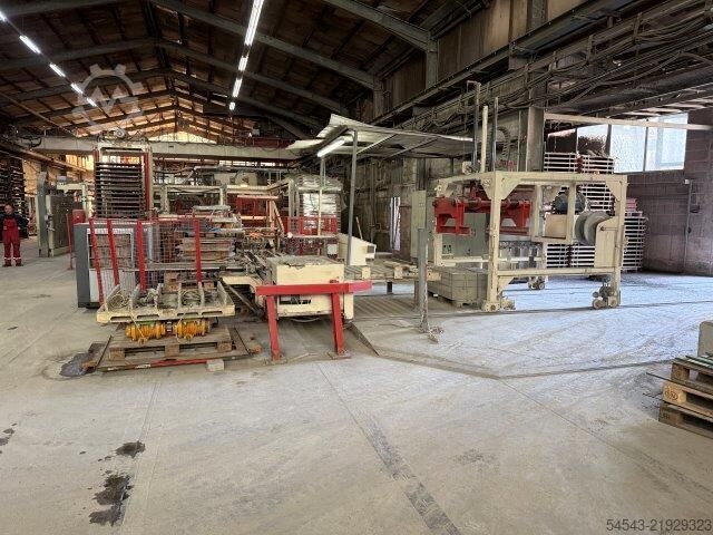 Concrete block production plant for slabs Henke Betonsteinproduktion/Platten