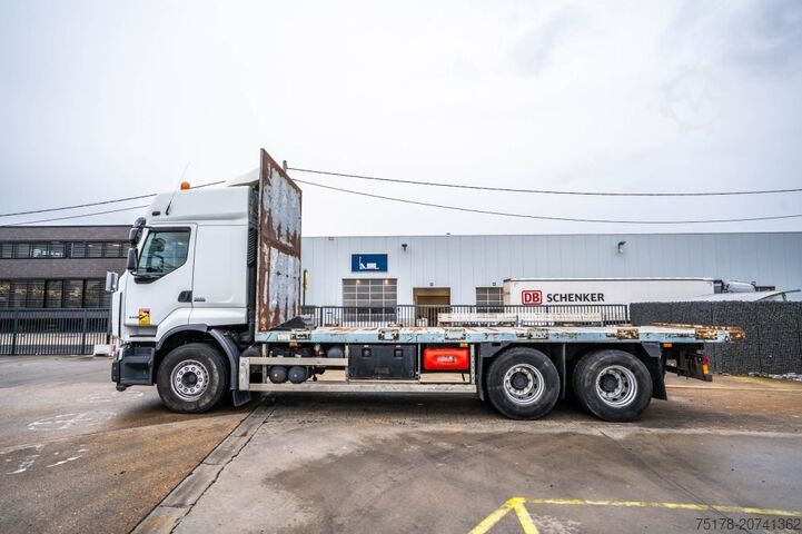 Ladepritsche RENAULT LANDER 460 DXI -6X2+10 pneus/tires+INTARDER