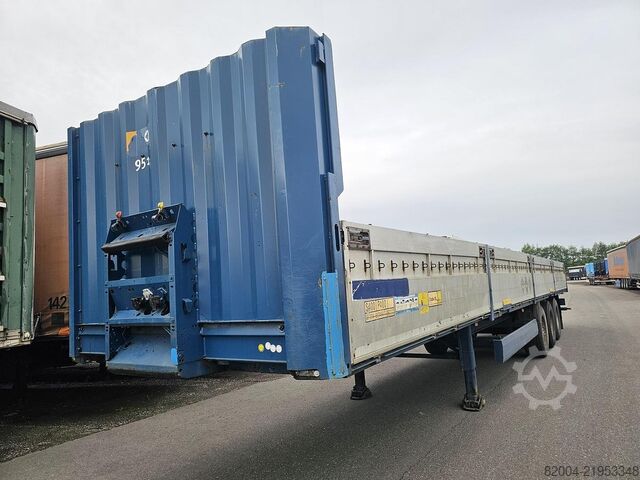 Flachbett KRONE SD| FLATBED WITH ALUMINIUM SIDES|. BPW DRUM.