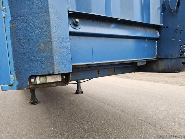 Flachbett KRONE SD| FLATBED WITH ALUMINIUM SIDES|. BPW DRUM.