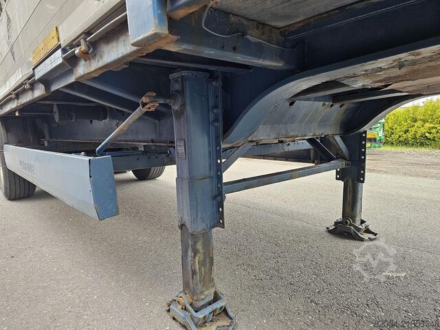 Flachbett KRONE SD| FLATBED WITH ALUMINIUM SIDES|. BPW DRUM.