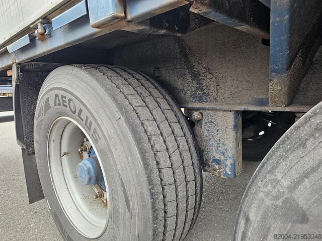 Flachbett KRONE SD| FLATBED WITH ALUMINIUM SIDES|. BPW DRUM.