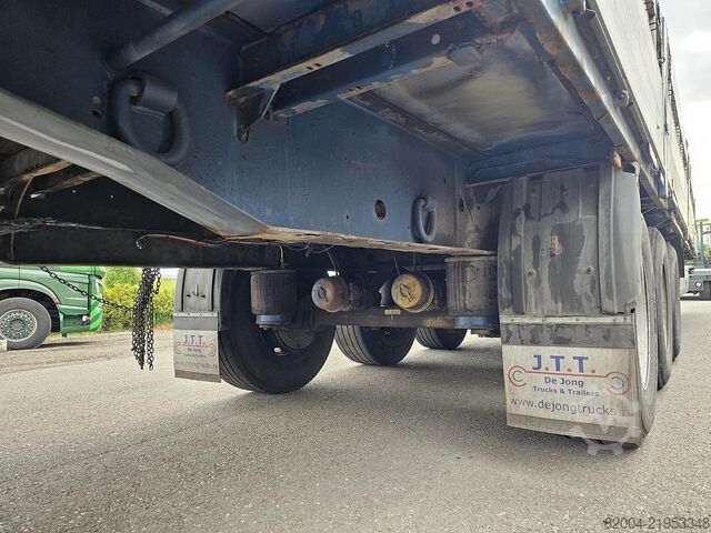 Flachbett KRONE SD| FLATBED WITH ALUMINIUM SIDES|. BPW DRUM.