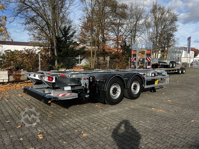 Anhänger-Wechselfahrgestell Möslein BDF Tandem- BDF- Wechselanhänger mit Ladebordwand