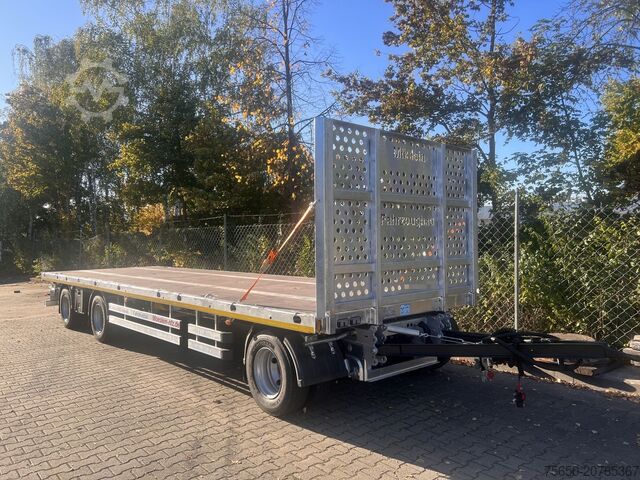 Anhänger mit offener Pritsche Möslein T 3 Plato 10,5 m 3 Achs Jumbo- Plato- Anhänger 10,50 m, Mega
