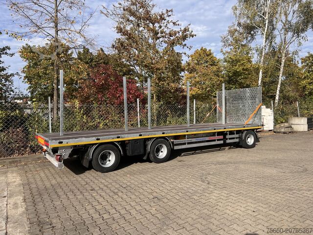 Anhänger mit offener Pritsche Möslein T 3 Plato 10,5 m  3 Achs Jumbo- Plato- Anhänger 10,50 m, Mega