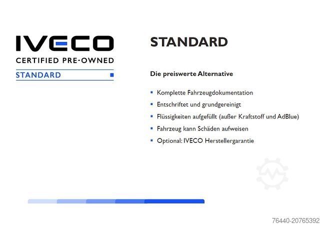 Standard SZM IVECO Kipphydraulik