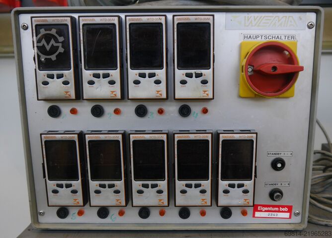 Hot runner device WEMA  Beheizungstechnik WTD-35/M-9