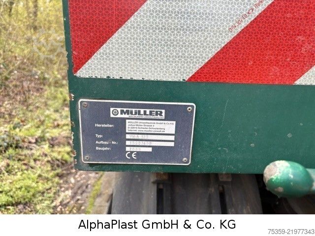 Tanker trailer SPIER AGL290 Tank Öle Fette Entsorgung