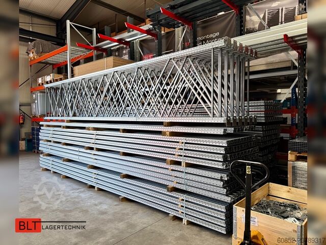 Schwerlastregal ca. 50,30 lfm. Dexion P90 Palettenregale H:6,5m Fachlast: 3000kg Schwerlastregale