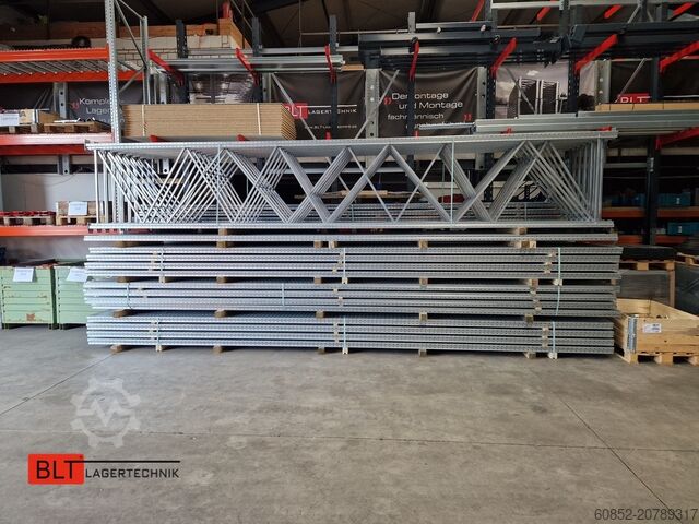 Schwerlastregal ca. 50,30 lfm. Dexion P90 Palettenregale H:6,5m Fachlast: 3000kg Schwerlastregale