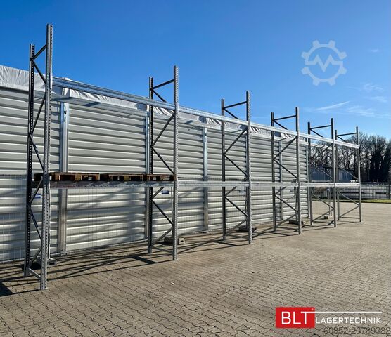 Palettenregal 100 lfm. Palettenregale für Außenbereich H: 4,5m , 3000 kg Fachlast , FVZ