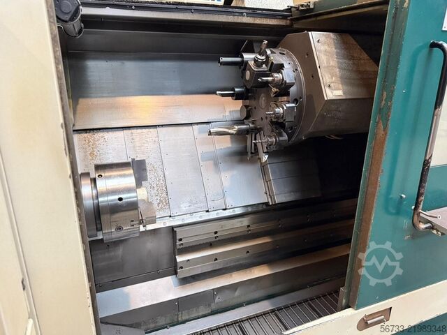 Cycle-controlled lathe MONFORTS RNC500  1500 x 300 mm
