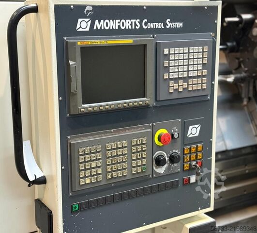 Cycle-controlled lathe MONFORTS RNC500  1500 x 300 mm