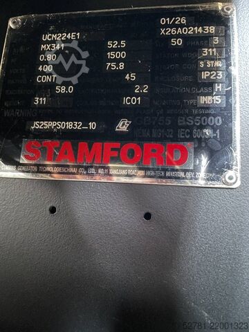 Aggregat Cummins 4BTA3.9-GM47 - 55 kVA Marine Generator - DPX-19750