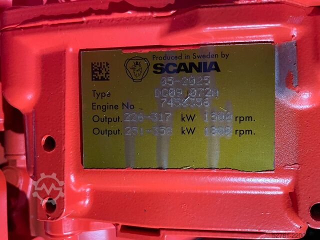 Generator set Scania DC09 072A - 300 kVA Generator - DPX-19760