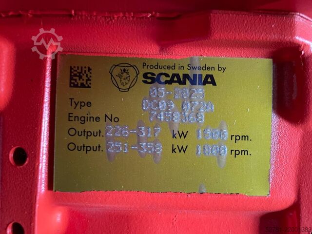 Generator set Scania DC09 072A - 360 kVA Generator - DPX-19761