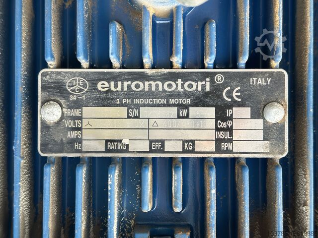 3-bag sawdust extractor MAPELLI 5.5 kW MAPELLI 5,5 kW