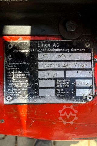 Gabelstapler Linde E15 S