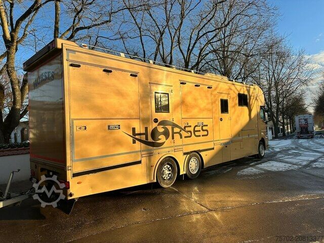 Viehtransporter LKW MAN TGS 26480 5 Pferde und Wohnung