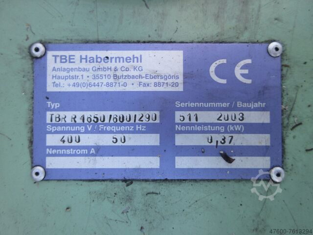 Schredder Zweiwellenschredder Hächsler TBE Habermehl ZH400 Rotorschere Spänebrecher Vorschredder