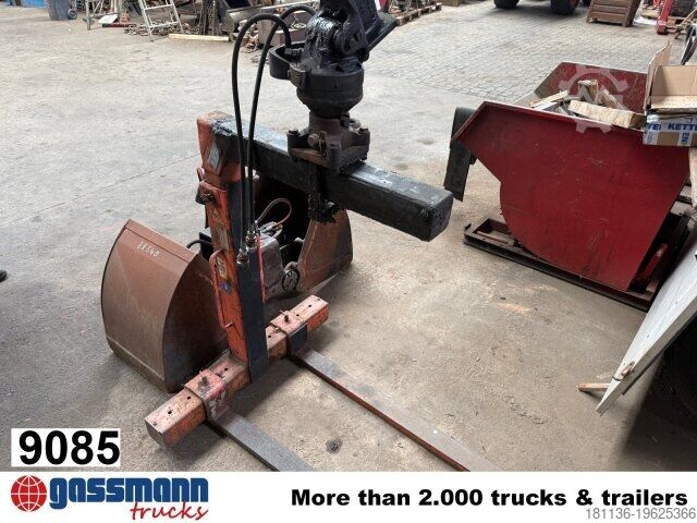 Truck mounted crane Kinshofer KM 414-2000 Palettengabel