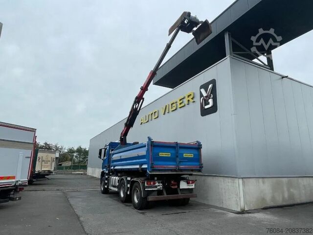 Kipper mit Kran Mercedes-Benz Arocs 3342 *6x6*meegestuurd as*2zijdige kipper*...