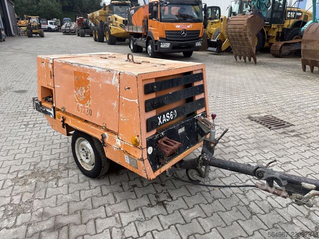 Screw compressor ATLAS Copco XAS60 Baukompressor 9,3 Bar