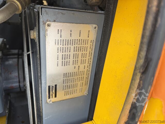 Screw compressor ATLAS Copco XAS60 Baukompressor 9,3 Bar