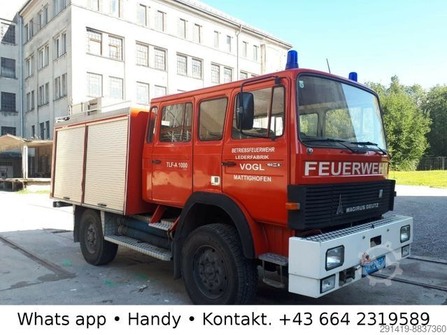 Spezial-LKW MAGIRUS DEUTZ 160 M9 FAL 4x4 Feuerwehrwagen Bj 1983