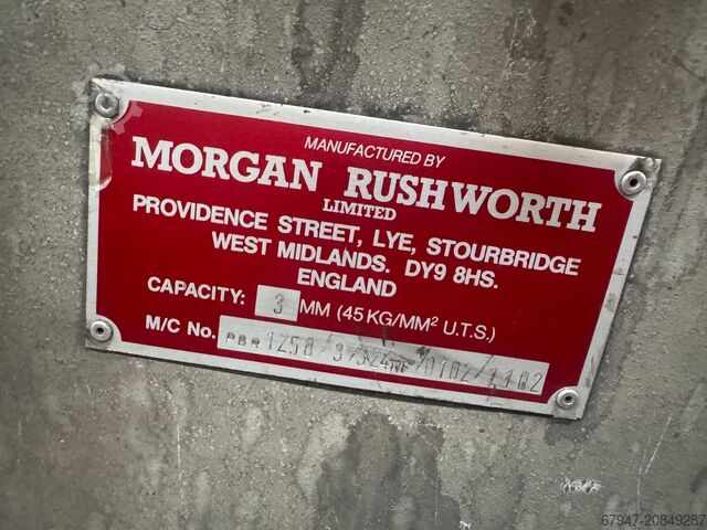 MORGAN RUSHWORTH PBR 1250 MORGAN RUSHWORTH PBR 1250
