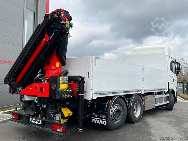 Autokran IVECO S-WAY 490/BAUSTOFF/KRAN PALFINGER ODER FASSI