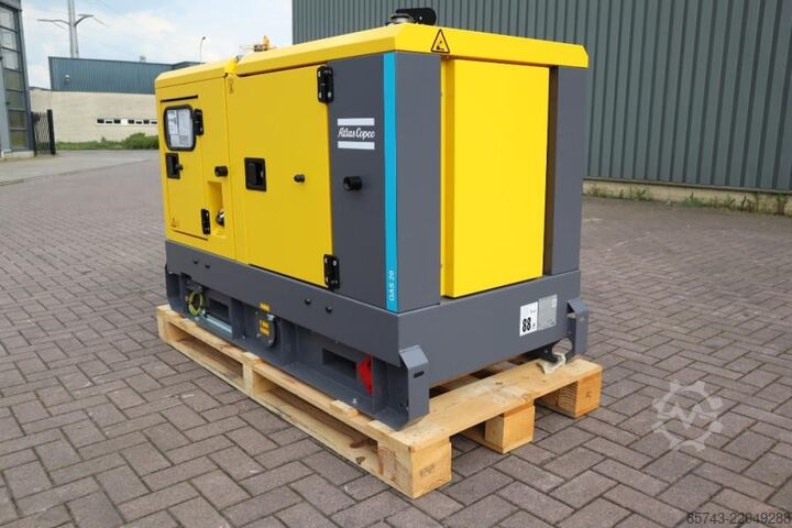 Generator set Atlas Copco QAS 20 S5 Valid Inspection, Diesel, 17 kVA, Also A