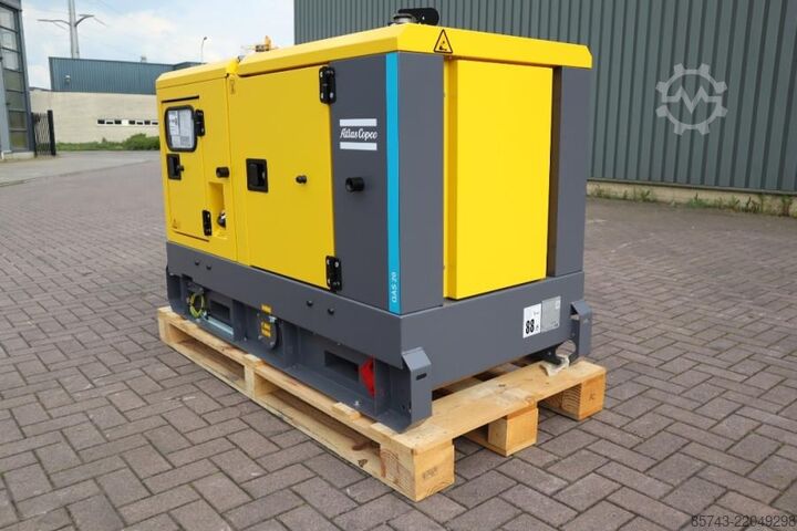Generator set Atlas Copco QAS 20 S5 Valid Inspection, Diesel, 17 kVA, Also A