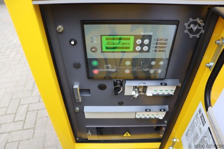 Generator set Atlas Copco QAS 20 S5 Valid Inspection, Diesel, 17 kVA, Also A
