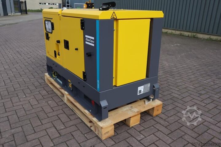 Generator set Atlas Copco QAS 20 S5 Valid Inspection, Diesel, 17 kVA, Also A