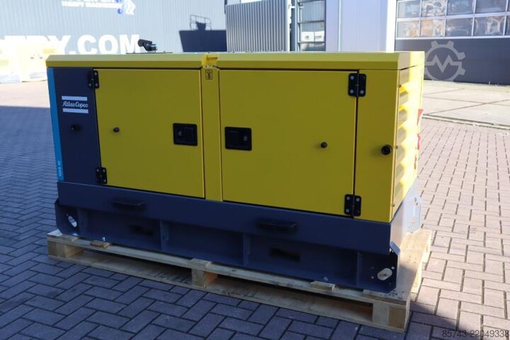 Generator set Atlas Copco QAS 40 ST3 Valid inspection, Diesel, 40 kVA