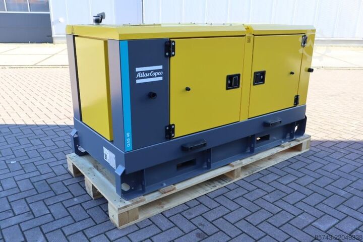 Generator set Atlas Copco QAS 40 ST3 Valid inspection, Diesel, 40 kVA