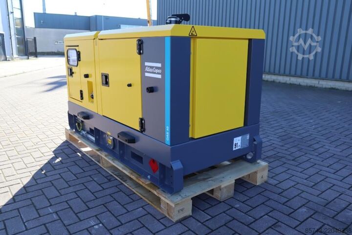 Generator set Atlas Copco QAS 40 ST3 Valid inspection, Diesel, 40 kVA