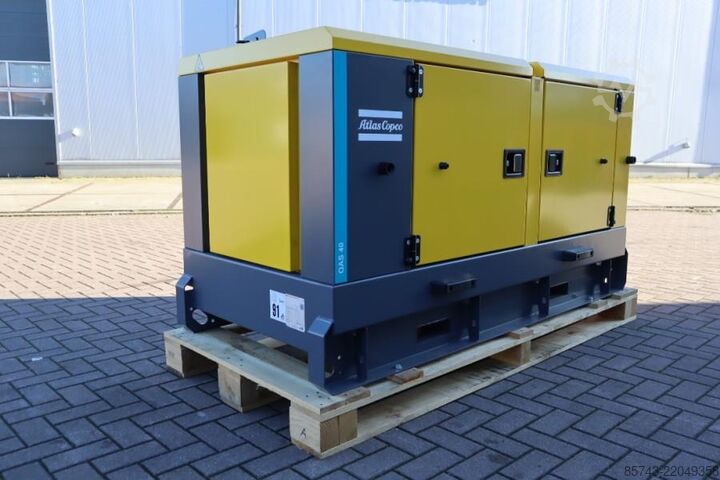 Generator set Atlas Copco QAS 40 ST3 Valid inspection, Diesel, 40 kVA