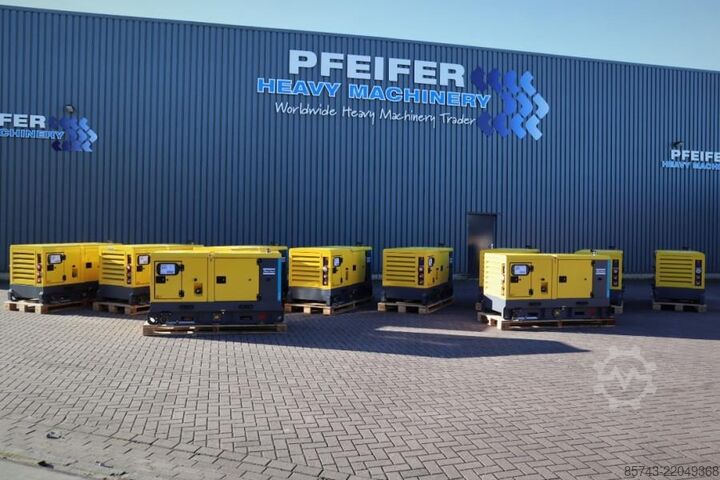 Generator set Atlas Copco QAS 40 ST3 Valid inspection, Diesel, 40 kVA