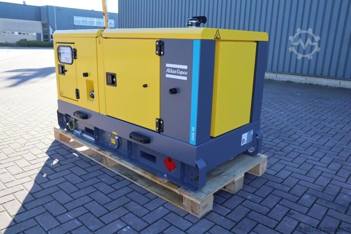 Generator set Atlas Copco QAS 40 ST3 Valid inspection, Diesel, 40 kVA