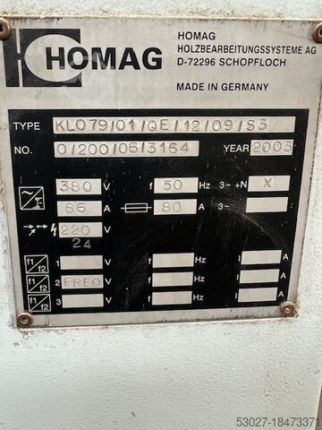 Steuerung HOMAG KL079/01/QE/12/09/S3