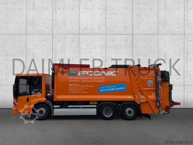 Garbage truck Mercedes-Benz eEconic 300 L ENA 6x2/4  Zöller Müllfahrzeug