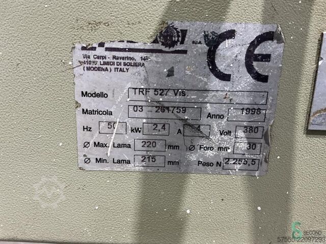 Glazing bead saws  Omga TRF 527 V 1998 Omga 